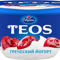 Йогурт греческий TEOS Вишня, 140 г