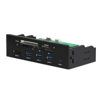 Многофункциональный картридер с 3 портами USB3.0, USB 3.1, ESATA, поддержка CF-карт