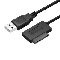 Кабель-преобразователь LccKaa USB 2,0 для Mini Sata II 7 + 6 13pin