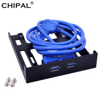 USB-концентратор CHIPAL 20-контактный, 2 порта USB 3,0, USB 3,5