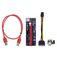 Кабель SATA 6Pin 4Pin для видеокарты ChiPAL VER009S PCI Express 1X до 16X