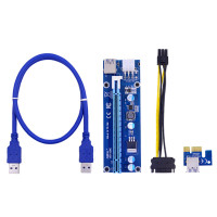 Удлинительный адаптер ChiPAL VER006C PCI-E Riser Card PCIE 1X на 16X