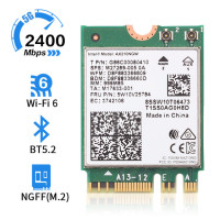 Беспроводная 5374 Мбит/с Wi-Fi 6E Intel AX210 M.2 Wifi