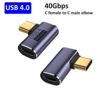 Адаптер с углом наклона L-образной формы для USB Type-C, 40 Гбит/с