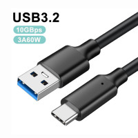 Usb 3.0 Gen2 Type-C 10 Гбит/с быстрая передача данных USB Type-C 3 2 кабель для быстрой зарядки внешнего SSD жесткого диска 3 А 60 Вт