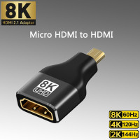 Адаптер 8K HDMI «штырь-гнездо»