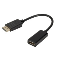 Переходник с DP на HDMI-совместимый кабель Grwibeou «штырь-гнездо» для ноутбука HP/DELL, ПК, порт дисплея на 1080P, HDMI-кабель-адаптер