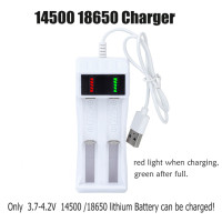 Универсальное зарядное устройство для аккумуляторов 14500 /18650, 2 слота