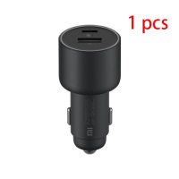 Автомобильное зарядное устройство Xiaomi 100 Вт, USB, с функцией быстрой зарядки, два USB-разъема (USB-A, USB-C), с кабелем, модели Mi