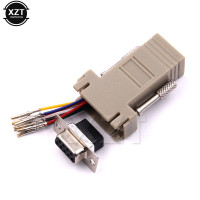 Переходник с гнезда RJ45 на гнездо DB9, DB9F/RJ45