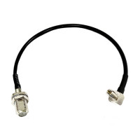 Новинка, разъем F «папа» мама» К CRC9/TS9, прямоугольный джампер, Кабельный адаптер RG174, оптовая продажа, 20 см, для USB-модема 3G