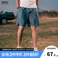 [輕薄速乾]夏季休閒短褲男外穿潮牌寬鬆五分運動褲薄款男生褲子潮