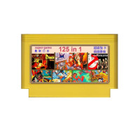 Игровой картридж «125 in 1 НА РУССКОМ ЯЗЫКЕ» "меню с птичками" для консоли денди (Famicom) 8-битный