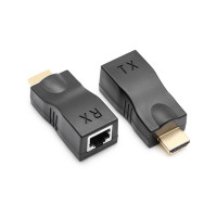 HDMI-совместимый удлинитель 1080P RJ45, сетевой HD-Удлинитель на 30 м по кабелю Ethernet CAT5e/6 UTP LAN для монитора HDTV