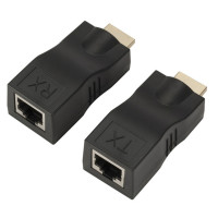 TQQQLSS 4K HDMI-совместимый удлинитель до 30 м по категории 5e / 6 UTP LAN Ethernet-кабель RJ45 порты локальная сеть