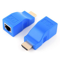 4K HDMI-совместимый удлинитель порты RJ45 локальная сеть до 30 м по категории 5e CAT6 Ethernet-Кабель для PS3 HDTV DVD ТВ-приставки