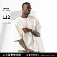 BODYDREAM美式休閒短袖T恤男夏季重磅針織透氣半袖潮牌運動上衣潮