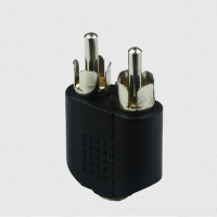Переходник 3,5 мм AUX Female/2 RCA Male Audio Stereo Adapter Splitter