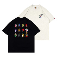 GRAF原創品牌BooGhost12個可愛鬼2.0刺繡寬鬆休閒純棉短袖T恤