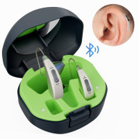 Высококачественный чип Bluetooth, интеллектуальный слуховой аппарат с шумоподавлением, усилитель для пожилых людей с глухими ушами, слуховой аппарат для потери слуха