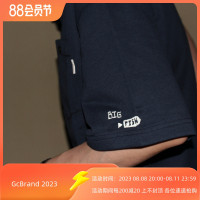 GcBrand Lab Tee 下擺抽繩設計 手臂刺繡細節 男女情侶短袖POLO衫