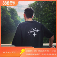 GcBrand FdbF NOAH TEE 日系男女情侶T恤寬鬆圓領十字短袖夏潮牌