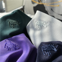 僅售25！撤櫃剪標貨！精緻小牛刺繡！撞色圓領夏季垂順T恤短袖男