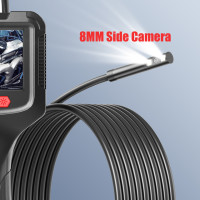 Водонепроницаемая камера-эндоскоп 2,4 дюйма IPS экран 1080P HD