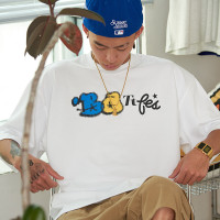 Battles2022夏季新品野鴨印花純棉圓領短袖T恤男女寬鬆打底衫上衣