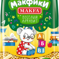 Макароны Makfa Макфики: веселый алфавит, 2 шт х 300 г