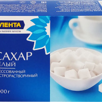 Сахар белый в кубиках ЛЕНТА, категория Экстра ГОСТ, 1 кг / Кусковой сахар-рафинад
