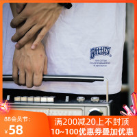 Battles 夏季新品 經典美式純色圓領內搭衣 簡約寬鬆純棉多色