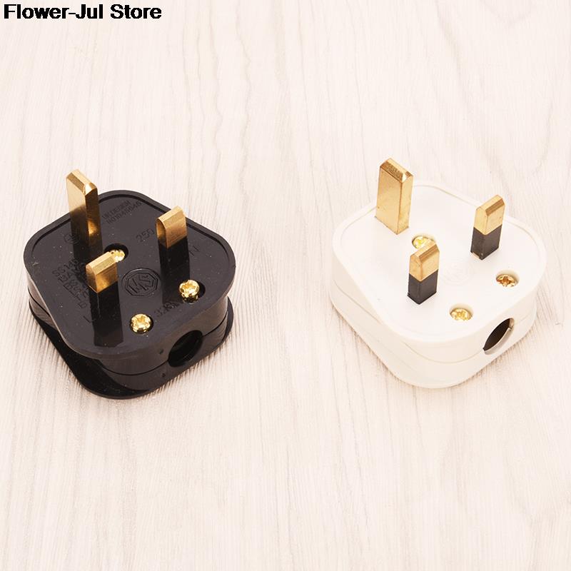 1 Pcs 3 Pin UK Mains Top Plug 13A 230V Appliance Power Socket Fuse Adapter Household High Quality