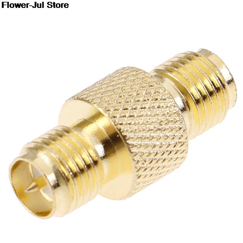 1pc RF SMA Coaxial Coax Adapter SMA Female Switch Female Coax Connector Coupler Straight SMA Connector