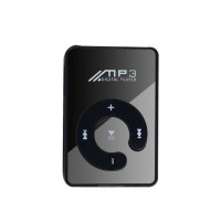 Мини mp3-плеер с зеркальным зажимом Портативный модный спортивный USB цифровой музыкальный плеер Micro SD TF карта медиаплеер