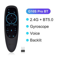 Голосовой пульт дистанционного управления G10S Pro BT 2,4G Bluetooth Беспроводная воздушная мышь 6 гироскоп ИК-обучение для ТВ-приставки Android H96 X96 MAX