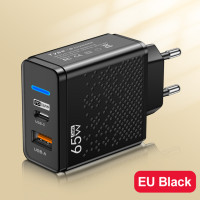 Зарядное устройство сетевое с USB-портом, 65 Вт, 3,0 PD