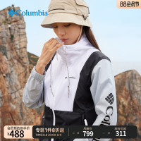 Columbia哥倫比亞戶外23新品女子皮膚衣撞色運動連帽外套WR2224