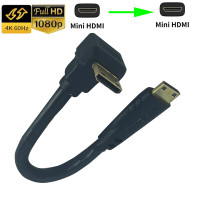 Угловой мини-HDMI-кабель 4K x 2K @ 60 Гц