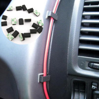 Самоклеящийся держатель для автомобильного кабеля, 40 шт