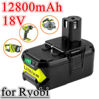 Литий-ионный аккумулятор Ryobi ONE, 18 в, 12 8ач + высококачественный беспроводной электроинструмент BPL1820, P108, P109, P106, P105, P104, P103, RB18L50, RB18L40