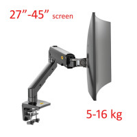 Настольный держатель NB G50 для монитора 27-45 дюймов с механической пружиной, вращение на 360 от 5 до 16 кг, ультраширокий плоский экран с USB-разъемом