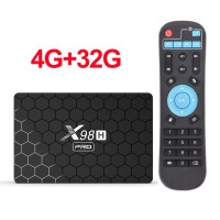 Приставка Смарт-ТВ X98H PRO, Android 12, Allwinner H618, 4 + 32/64 ГБ