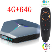Смарт ТВ-бокс A95X F4 Amlogic S905X4 4K 8K HD 2,4G и 5G Wifi RGB