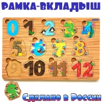 Рамка - вкладыш "Изучаем цифры"