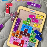 Тетрис деревянный развивающие игрушки