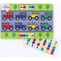 Обучающая игра "Машинки", развивающая головоломка для детей