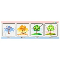 Головоломка для малышей "Времена года", разрезные картинки