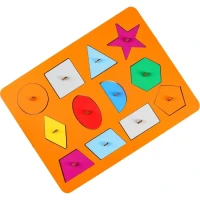 Игра из дерева "Геометрия" по методике М.Монтессори