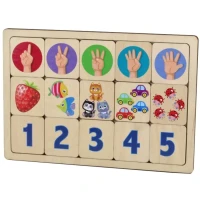 Логическая игра "Считаем до пяти", дидактическая игра
